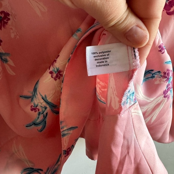 Lane Bryant - Pink Floral Blouse - Picture 6 of 11